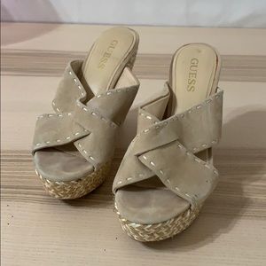 Guess Cream Wedges